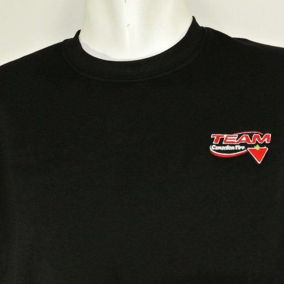 CANADIAN TIRE Team Store Employee Uniform Black Sweatshirt Shirt Size S Small - Picture 2 of 8